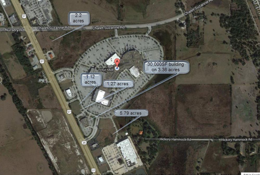 Eagle Ridge Mall Out Parcel: 15898 Hwy 27, Lake Wales, FL 33859